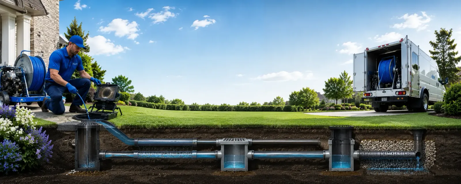 Outdoor drain cleaning information for Leadore, ID